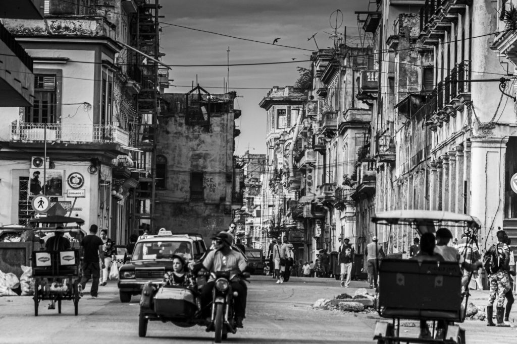 Gespannfahrer in Havanna Altstadt